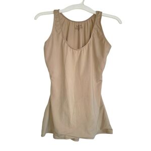 XL ASSETS by Sara Blakely Tan Sleeveless Shapewear Lined Camisole